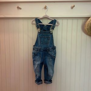 Denim overalls